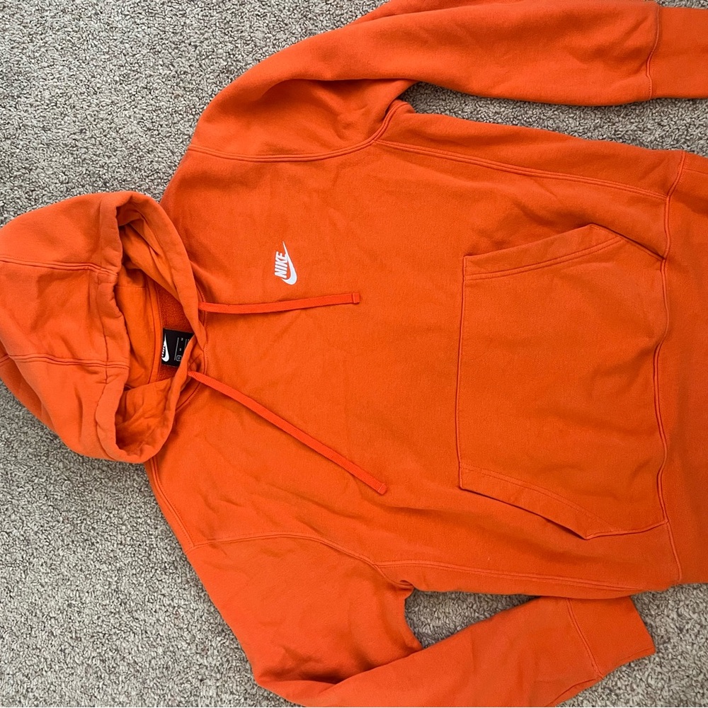 Nike Men's Orange Hoodie